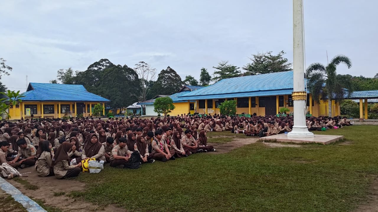 Pesta Demokrasi Di SMAN 1 Sukamara: Pemilihan Ketua Osis, Ambalan dan PMR