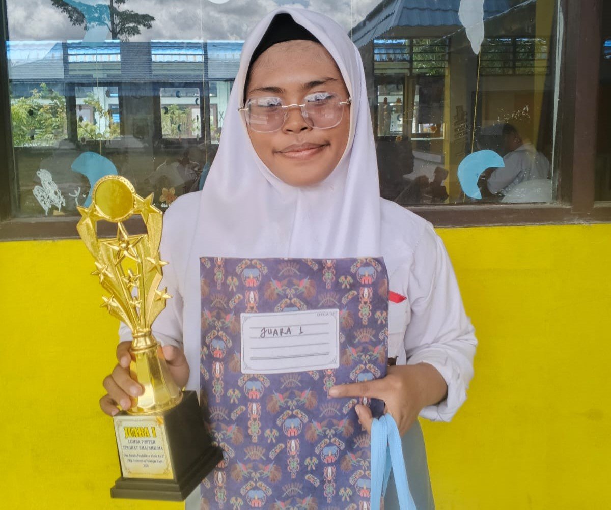 Murid SMAN 1 Sukamara Raih Juara 1 Lomba Poster Dies Natalis Pendidikan Kimia ke-37 FKIP UPR 2026